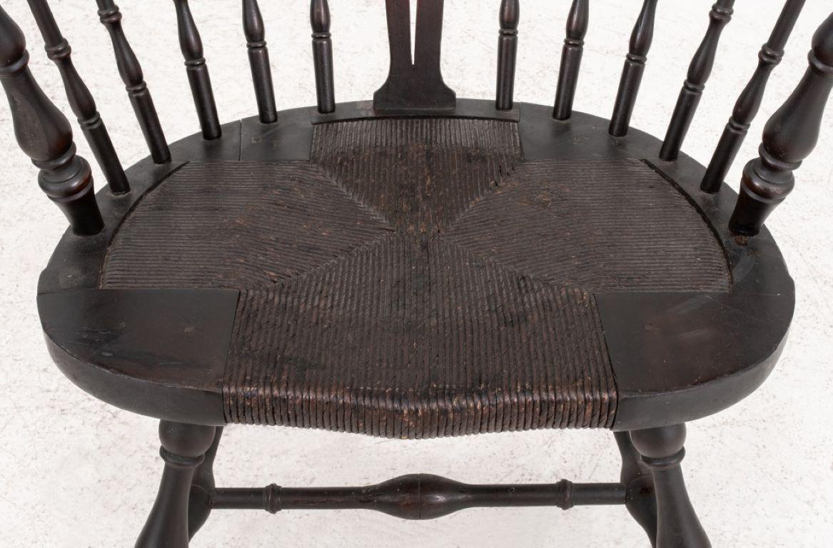 Wood American Windsor Chair, 19th c For Sale