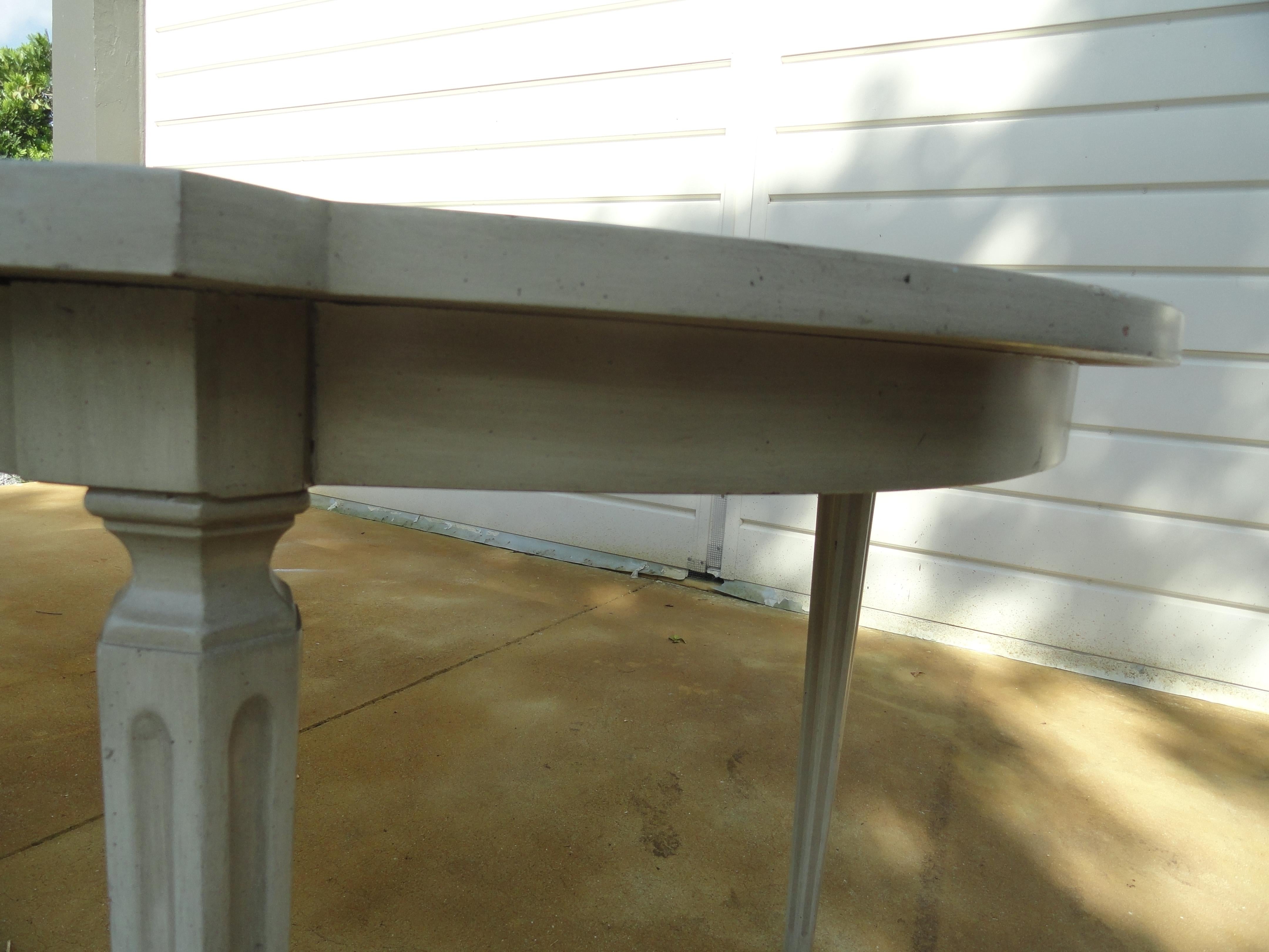 American Wood Painted Dining Table For Sale 4