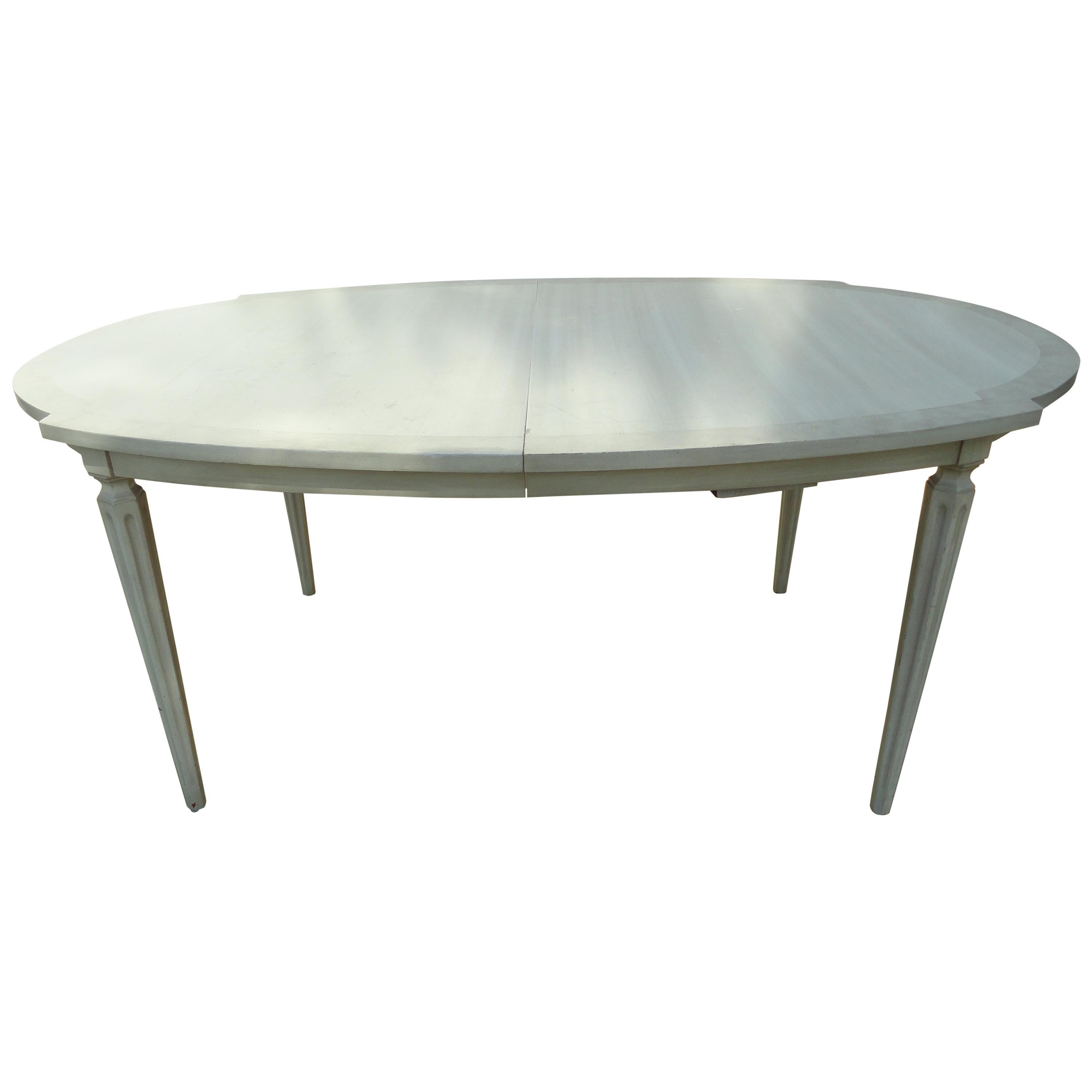 American Wood Painted Dining Table For Sale