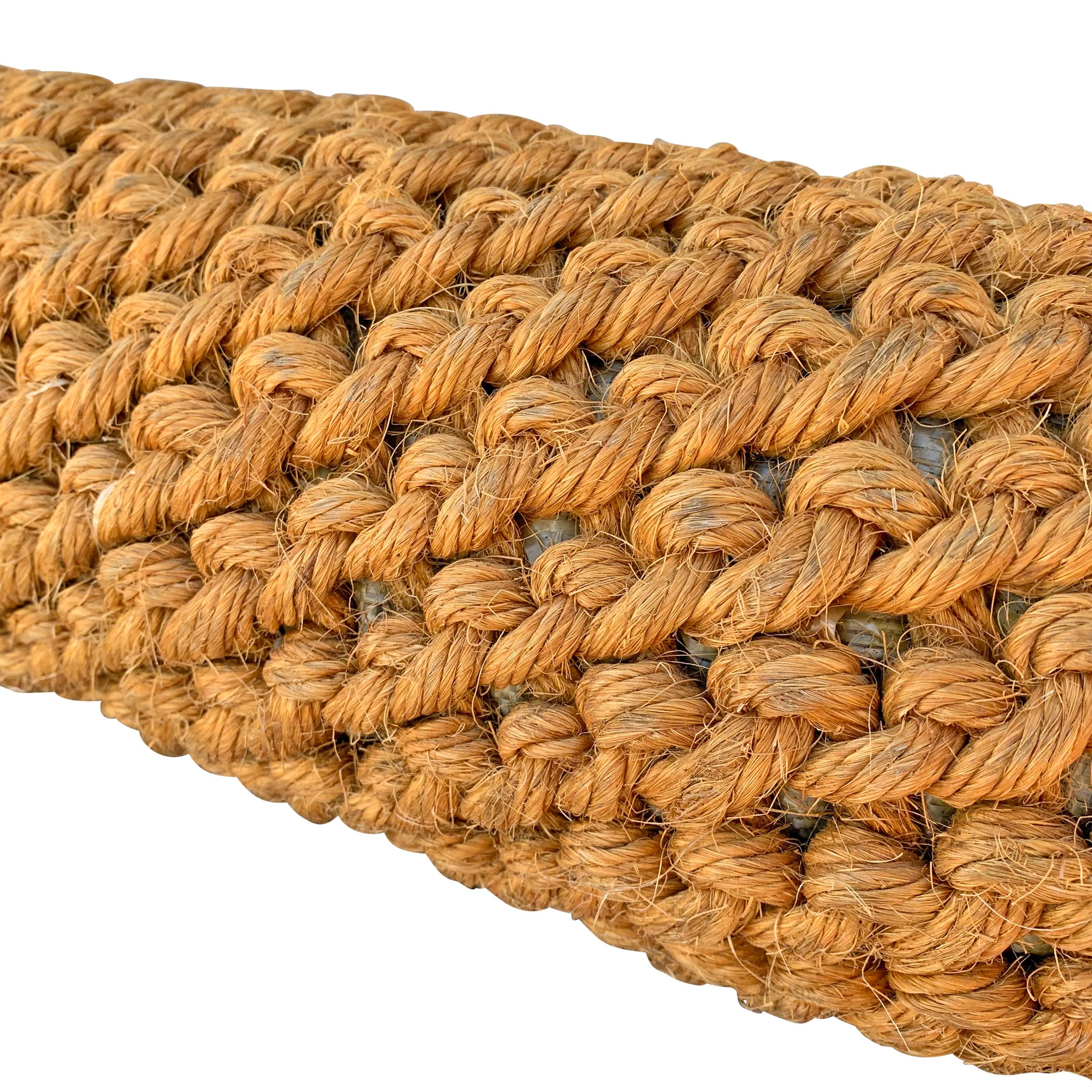 Country American Woven Jute Nautical Bumper