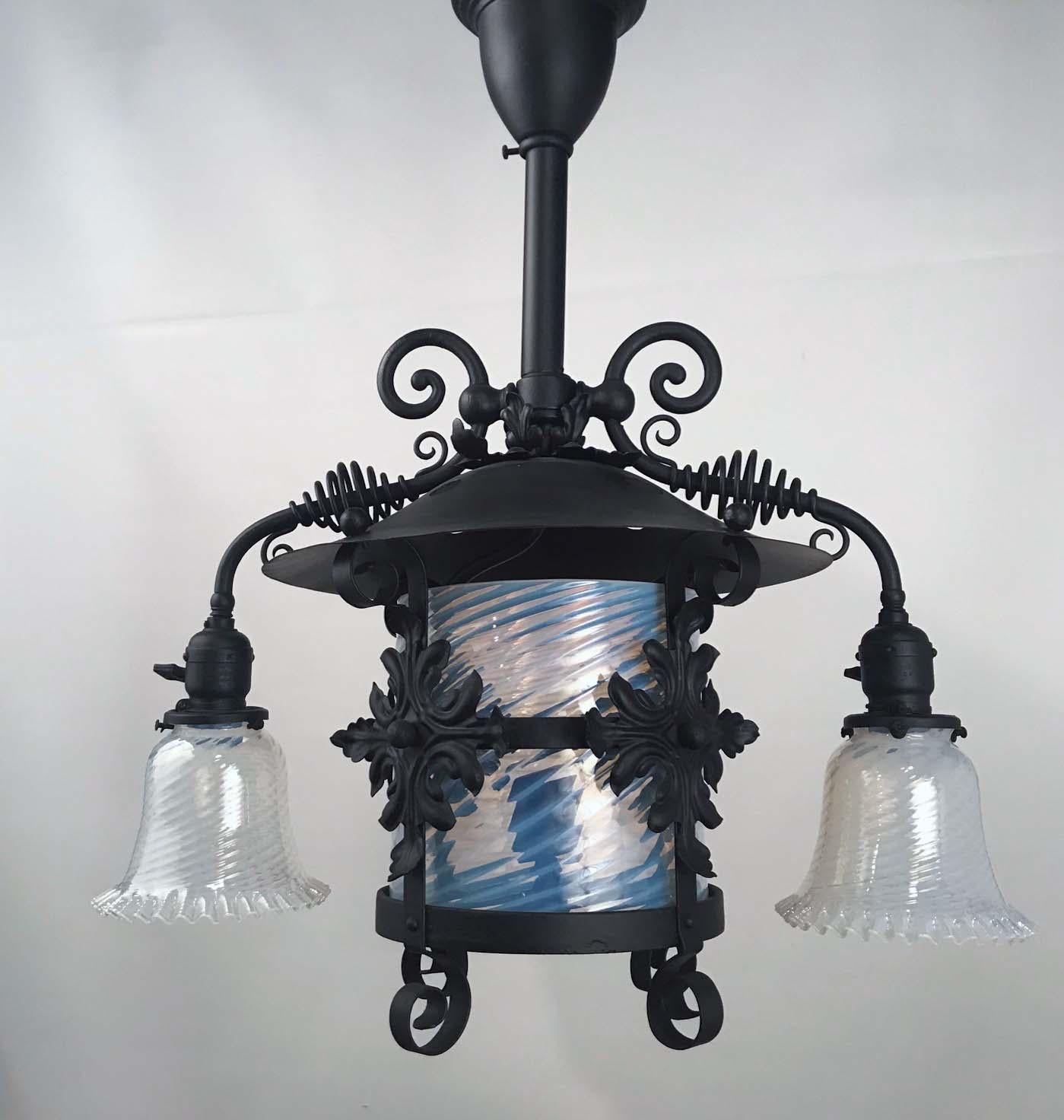 gas and electric lanterns