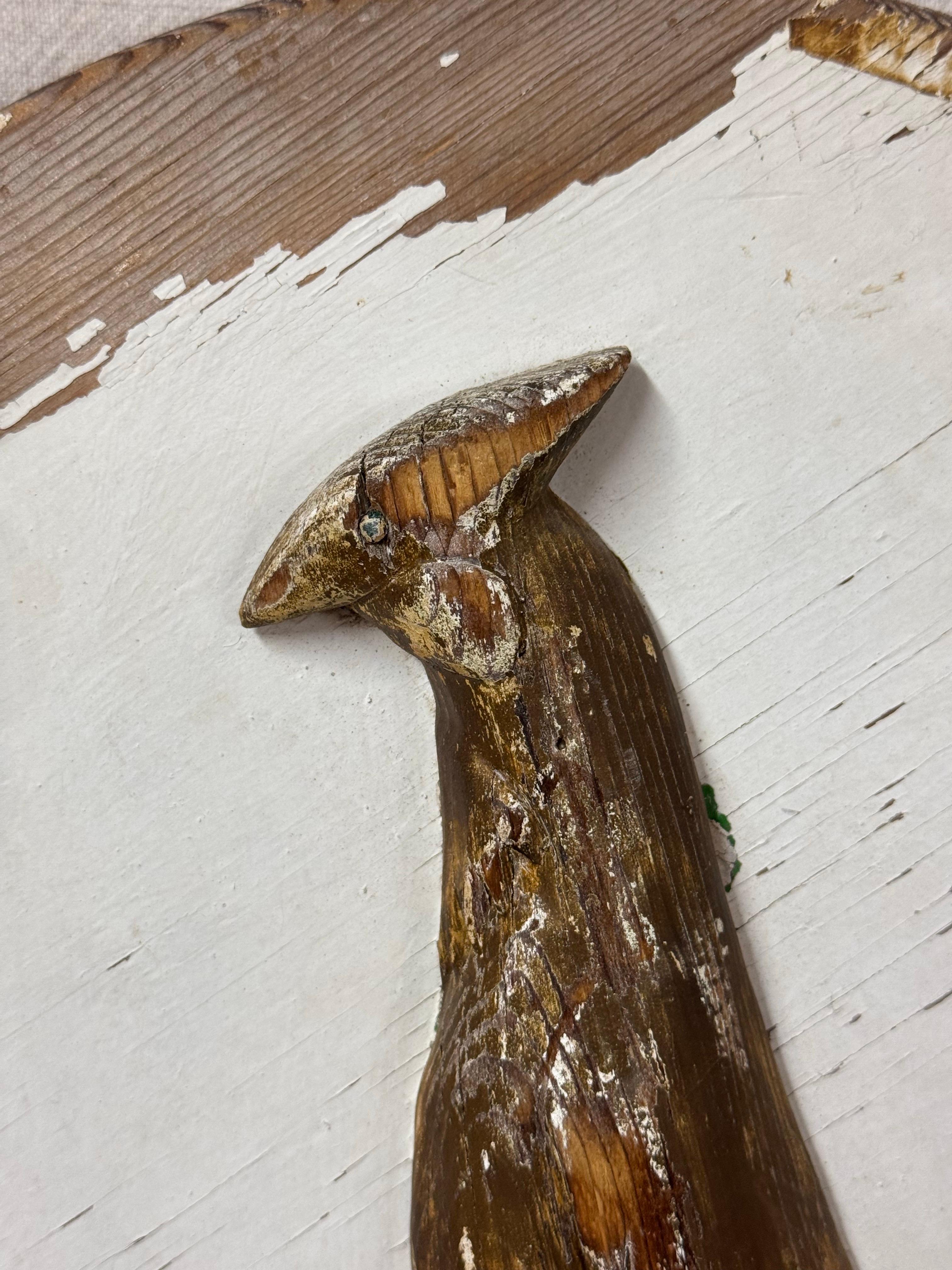 Insegna di legno intagliata a mano del negozio di antiquariato Americana in vendita 3