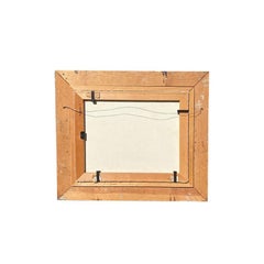 Americana Framed Nautical Maritime Ship Painting Signed