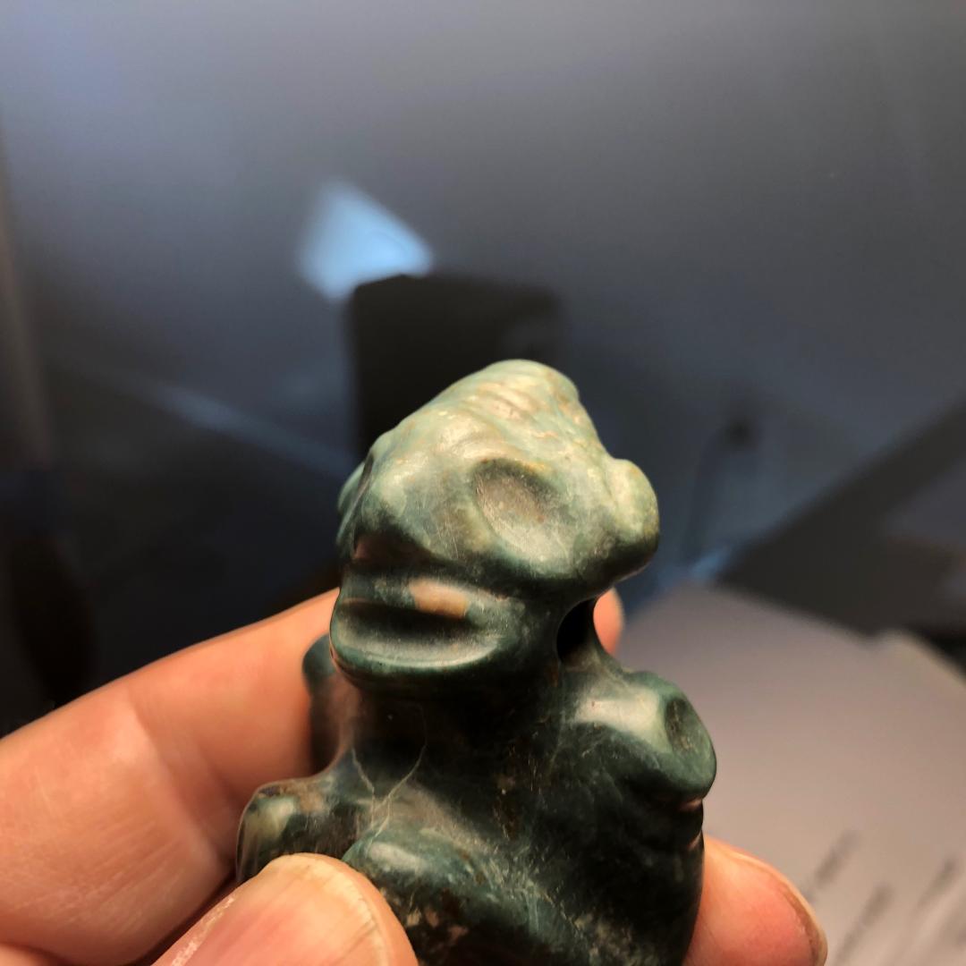 Pre-Columbian Americas Antique Treasure Jade: Hallucinogenic 