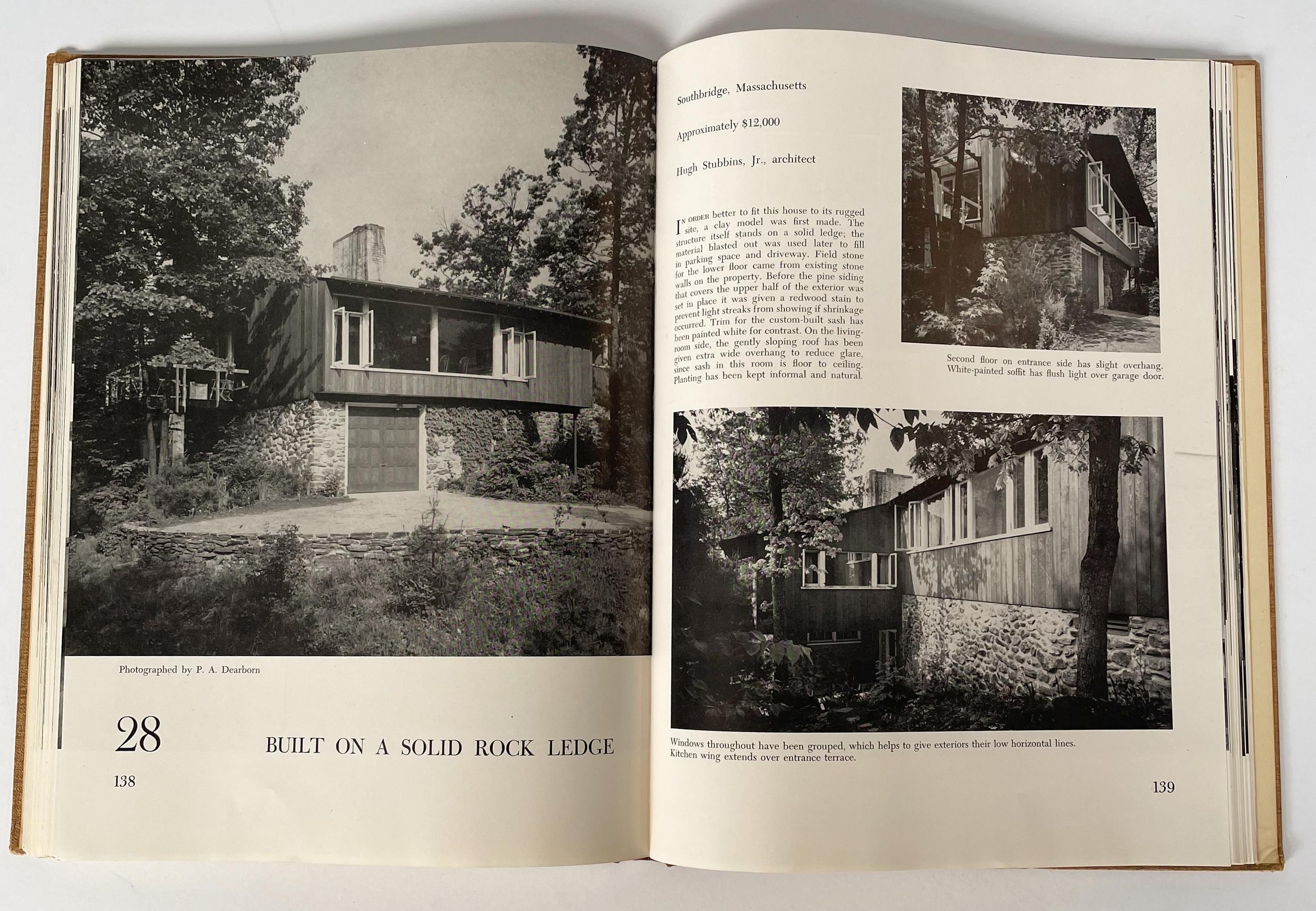 Mid-Century Modern America's Best Small Houses Inscribed by William J. Hennessey For Sale