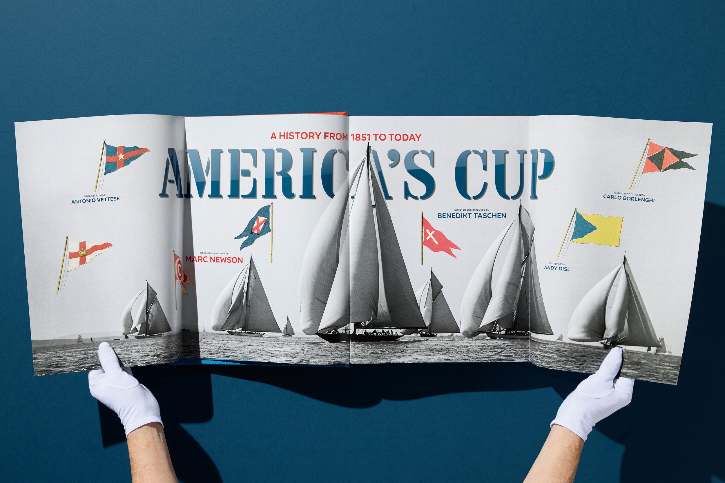 America's Cup. Libro rilegato, in edizione limitata, disegnato da Marc Newson in vendita 1