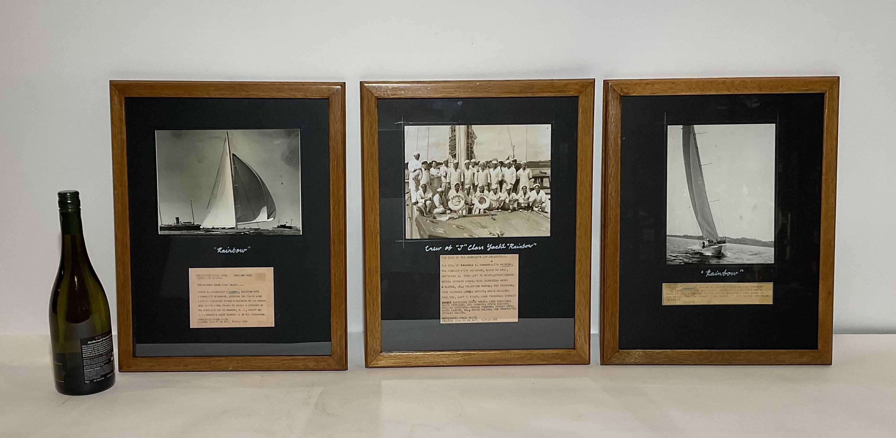Nord-américain Photos de la Coupe des Amériques de 1934 arc-en-ciel en vente
