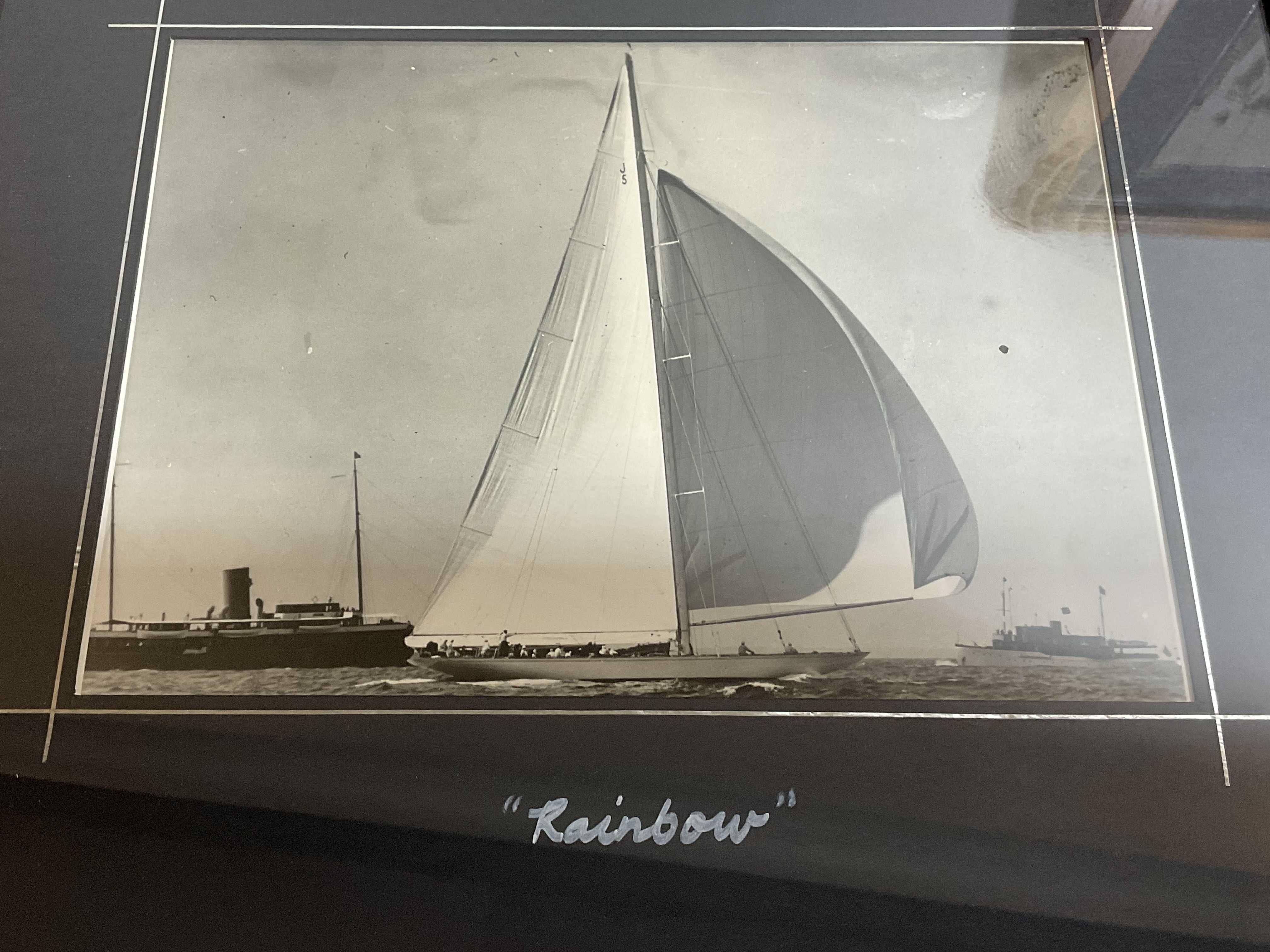 Papier Photos de la Coupe des Amériques de 1934 arc-en-ciel en vente