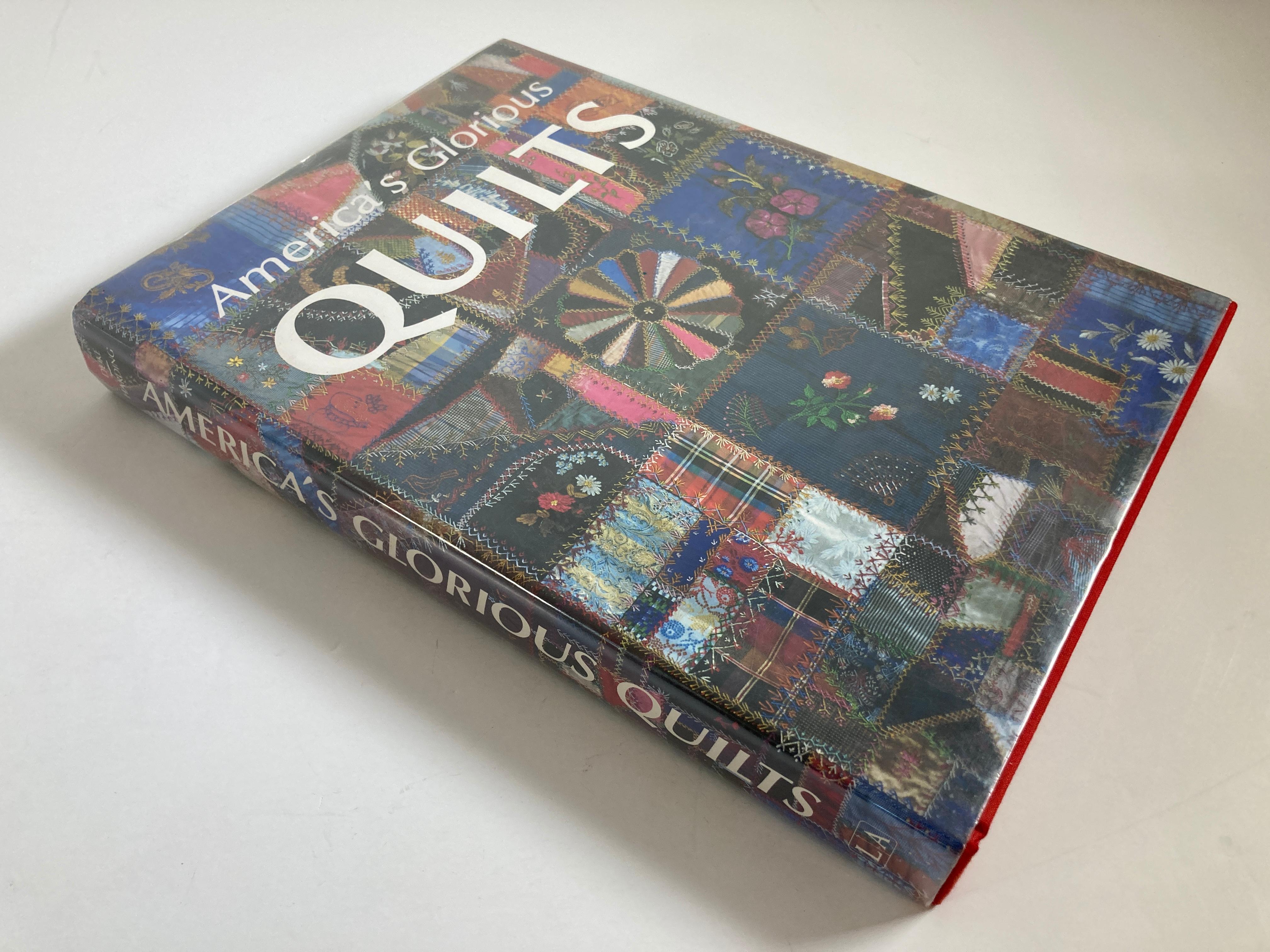 America's Glorious Quilts by Dennis Duke 1989,
Hardcover oversize book with dust jacket.
America's Glorious Quilts coffee table book
by Dennis Duke and Deborah Harding 1987
Description Huge coffee table book
Full color dust jacket and