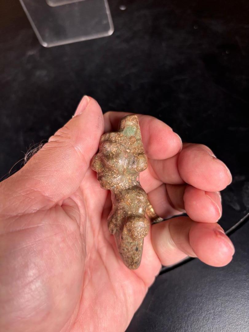 Le peuple taïno d'Amérique Jade  Pendentif Dieu Bon état à South Burlington, VT