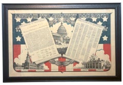 "America's Two Greatest Documents" Vintage Poster by L. P. Meissner, 1924