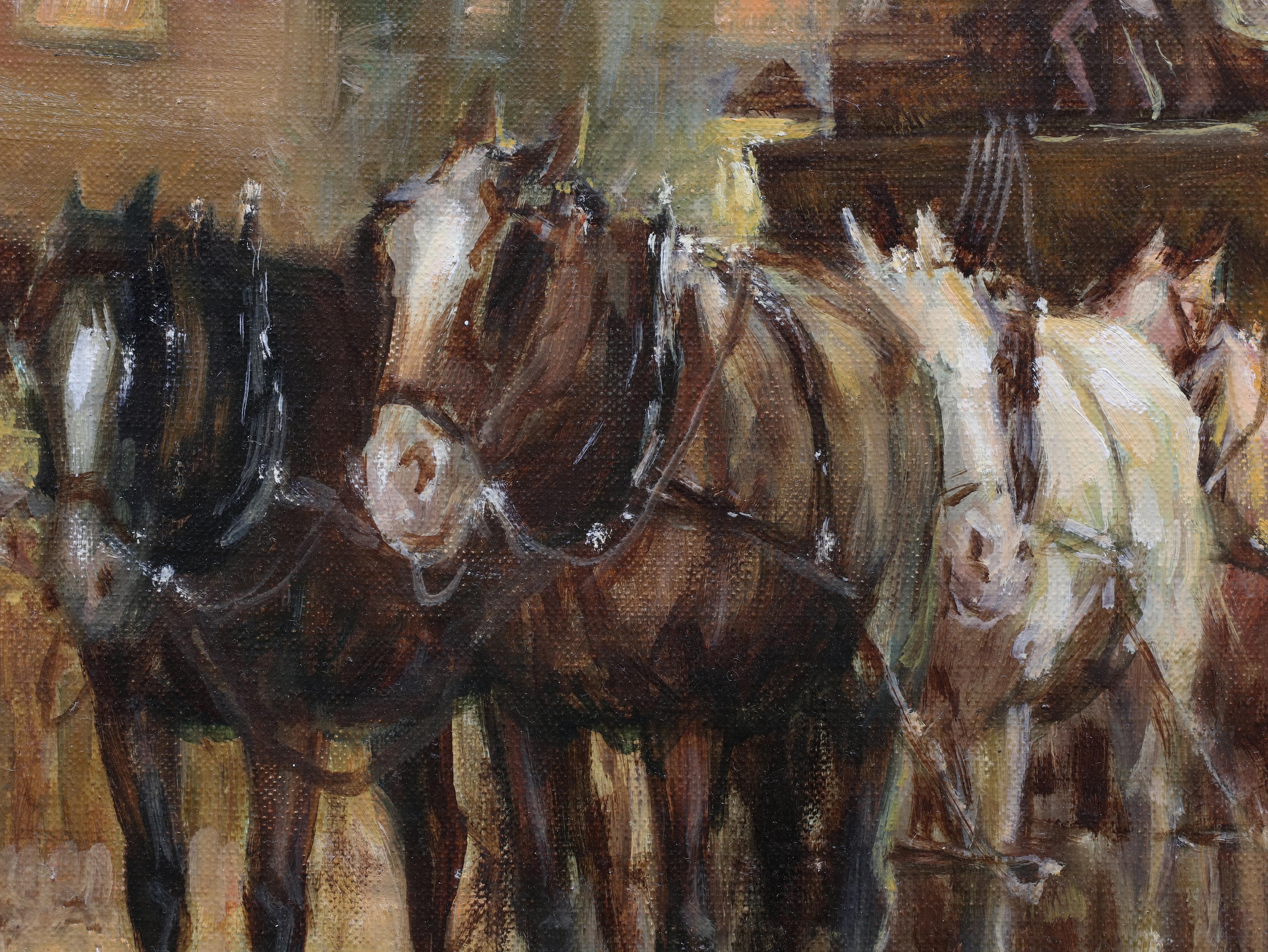 Sposa in arrivo - Painting Impressionismo di Americo Makk