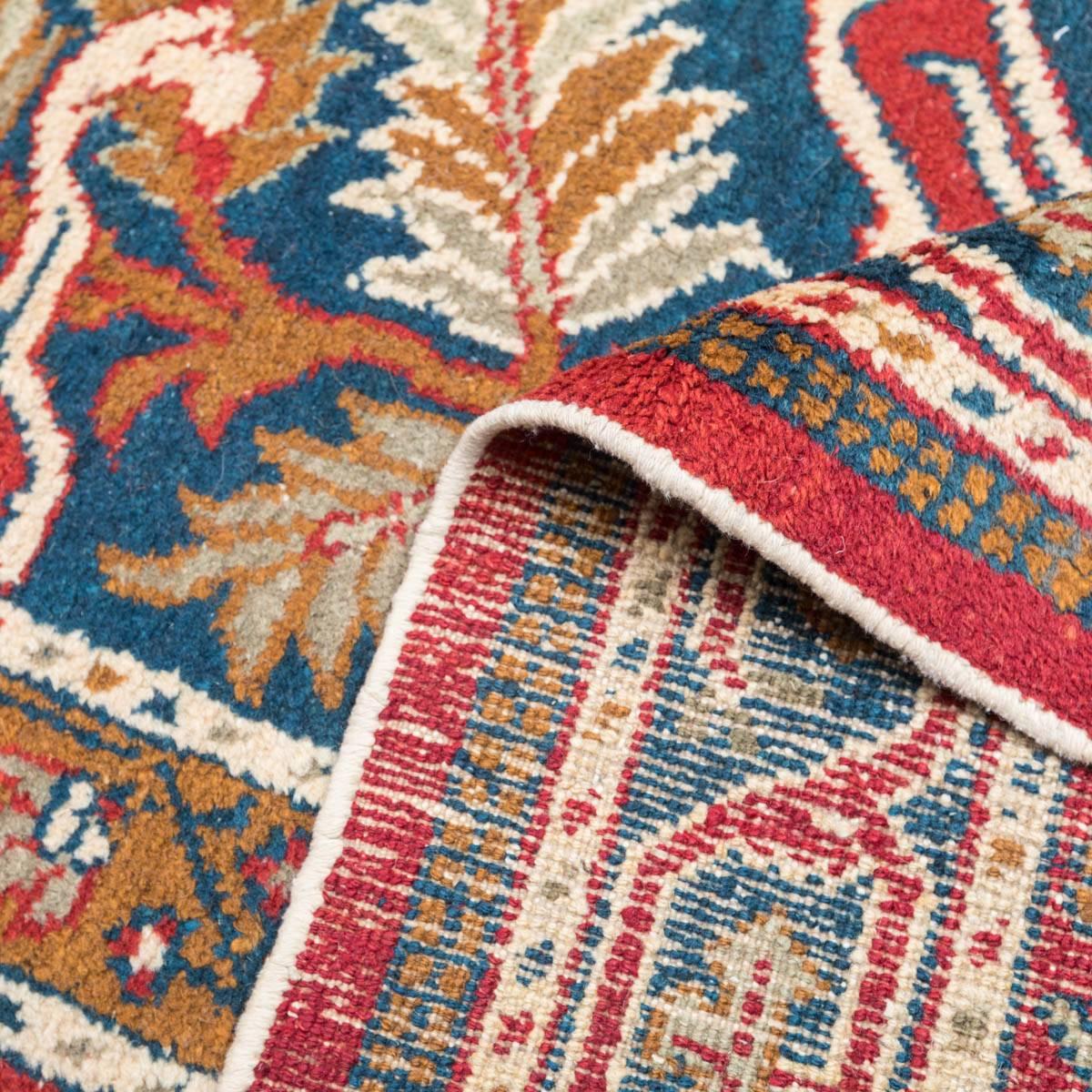 Handgefertigter Ameritza India Teppich aus Wolle mit Garrusmuster, um 1900 im Zustand „Hervorragend“ im Angebot in MADRID, ES