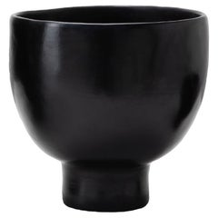 Antique Ames Barro Black Small Ceramic Pot 1 by Sebastian Herkner in STOCK
