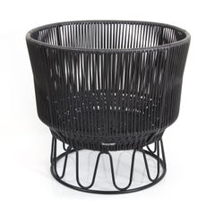 Ames Black Circo Flower Pot 4 by Sebastian Herkner in STOCK
