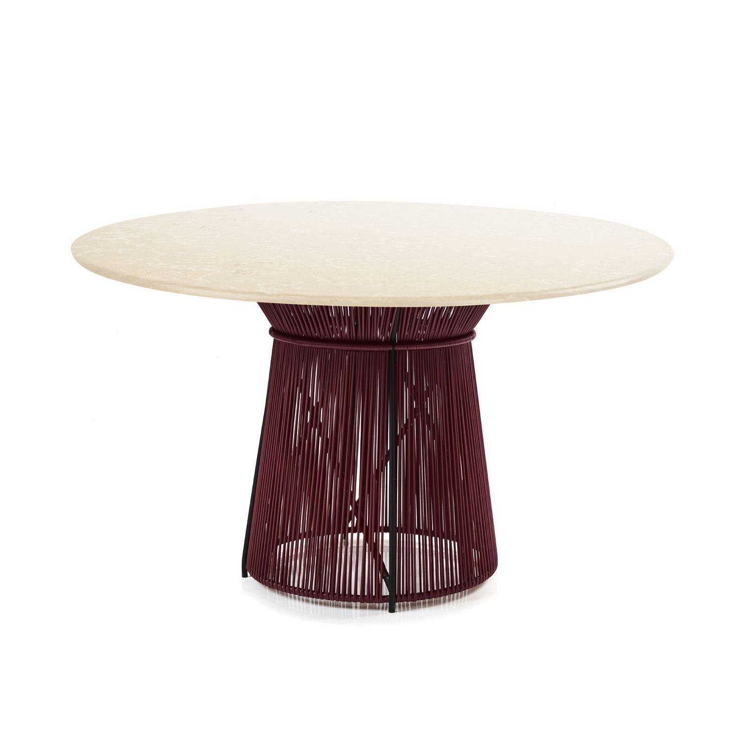 Ames Caribe Chic Marble Indoor and Outdoor Table by Sebastian Herkner In New Condition For Sale In New York, NY