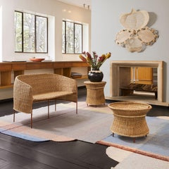 Ames Caribe Natürliche 2 Seater Indoor-Bank von Sebastian Herkner