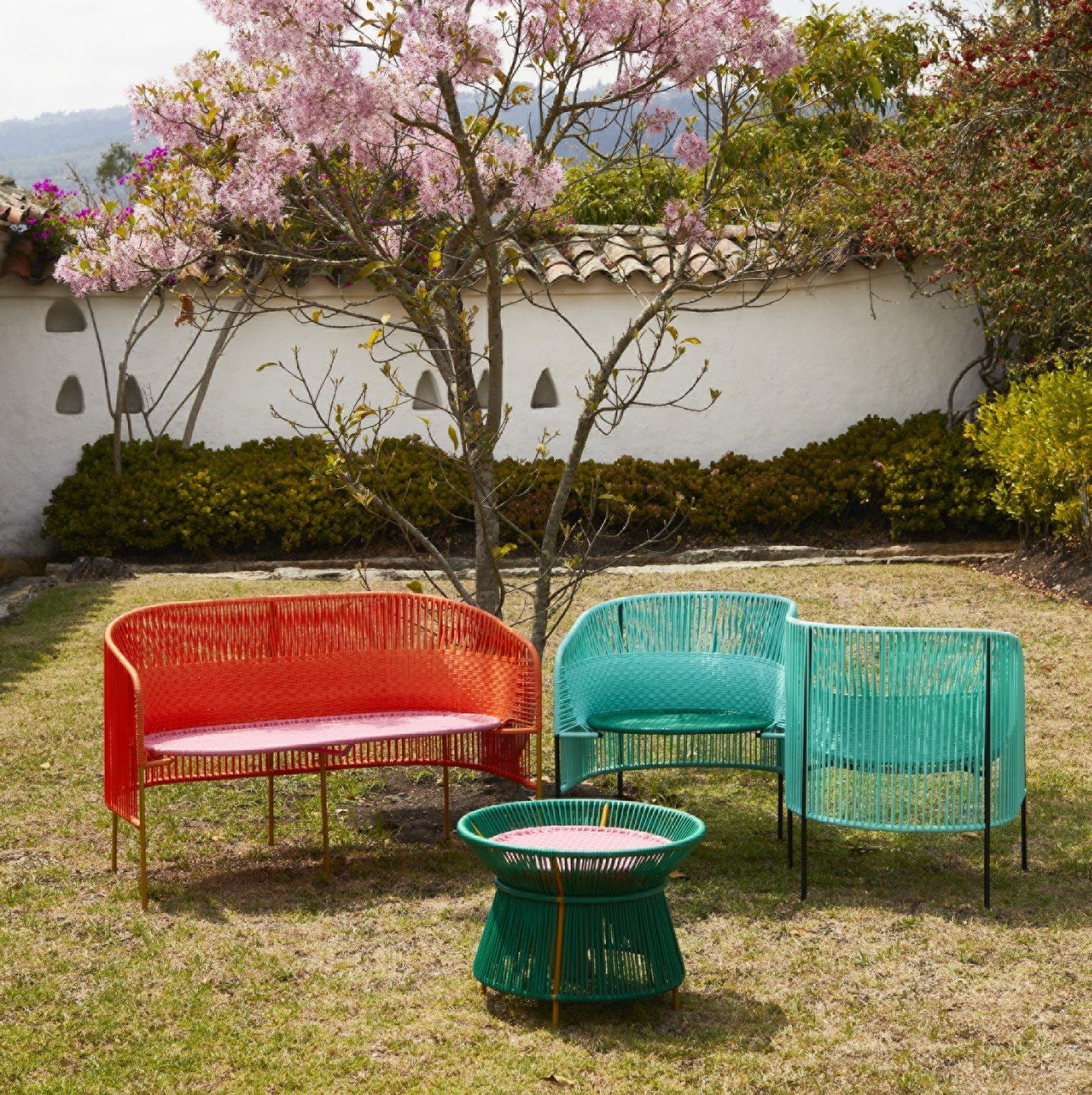 Steel Ames Caribe Outdoor Chair by Sebastian Herkner For Sale