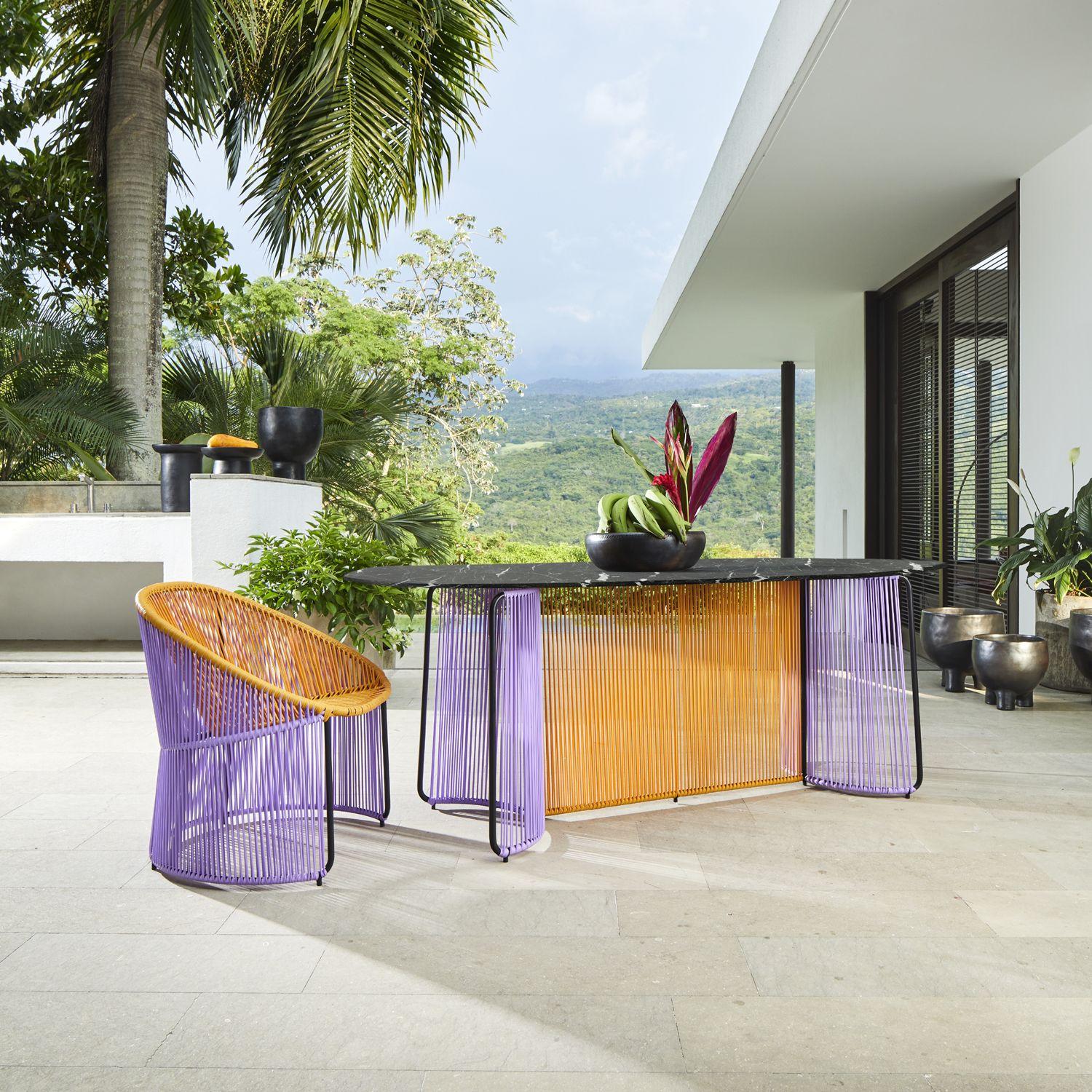 Colombian Ames Cartagenas Indoor or Outdoor Dining Table  by Sebastian Herkner For Sale