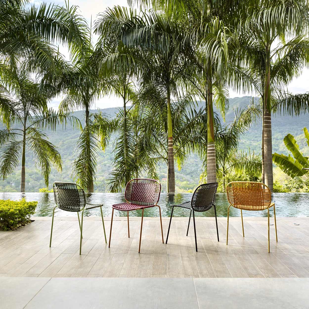 Ames Cielo Indoor und Outdoor stapelbarer Stuhl von Sebastian Herkner im Angebot 8
