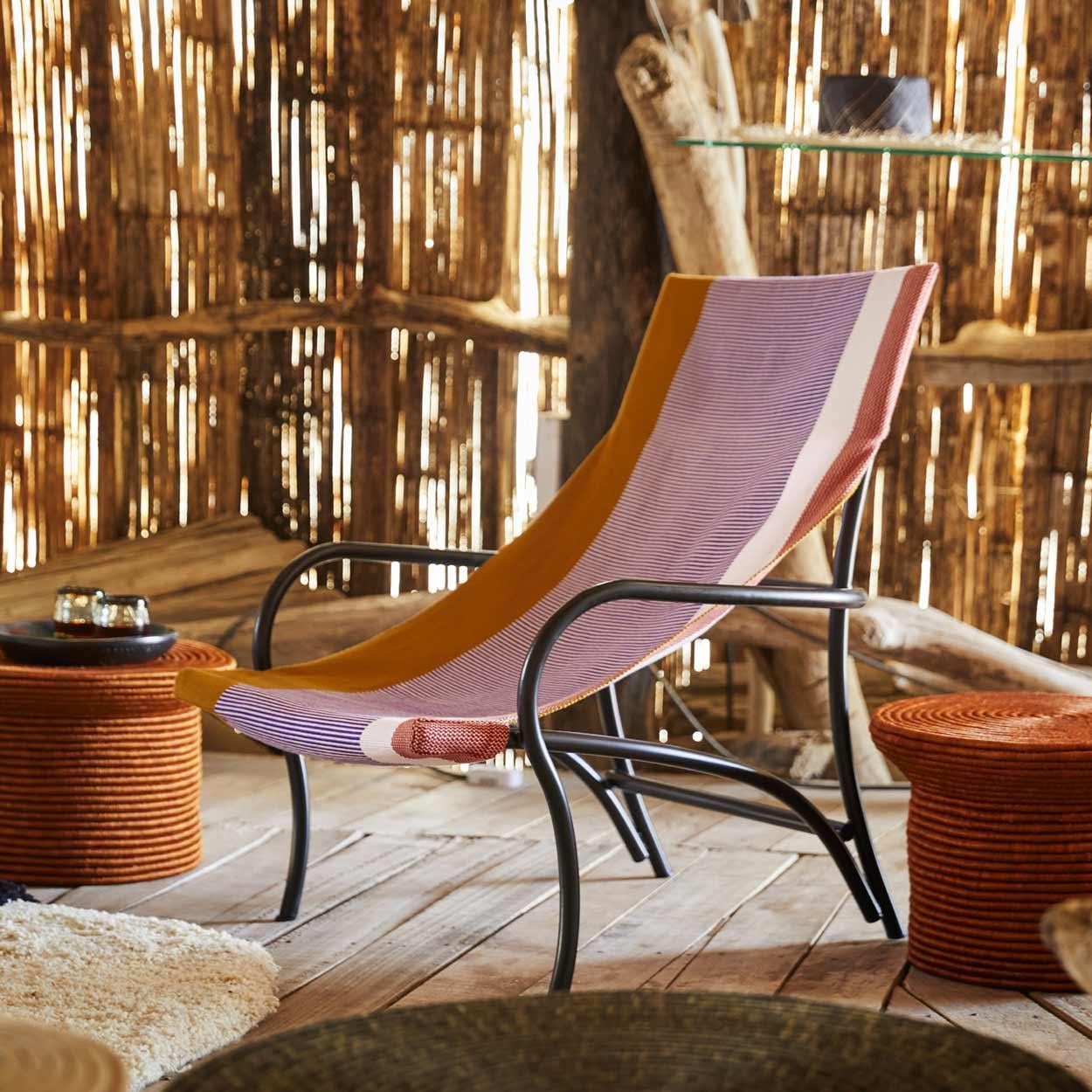 Cotton Ames Indoor MARACA Lounge Chair by Sebastian Herkner For Sale