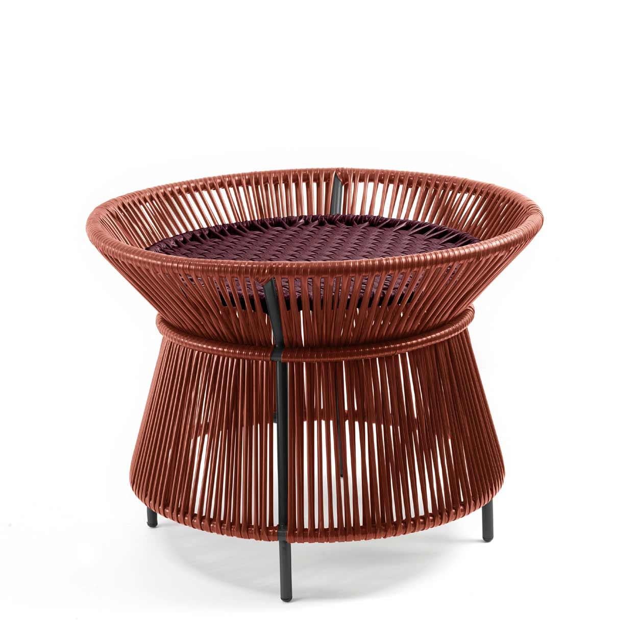 Colombian Ames Indoor or Outdoor Caribe CHIC Basket Table by Sebastian Herkner For Sale