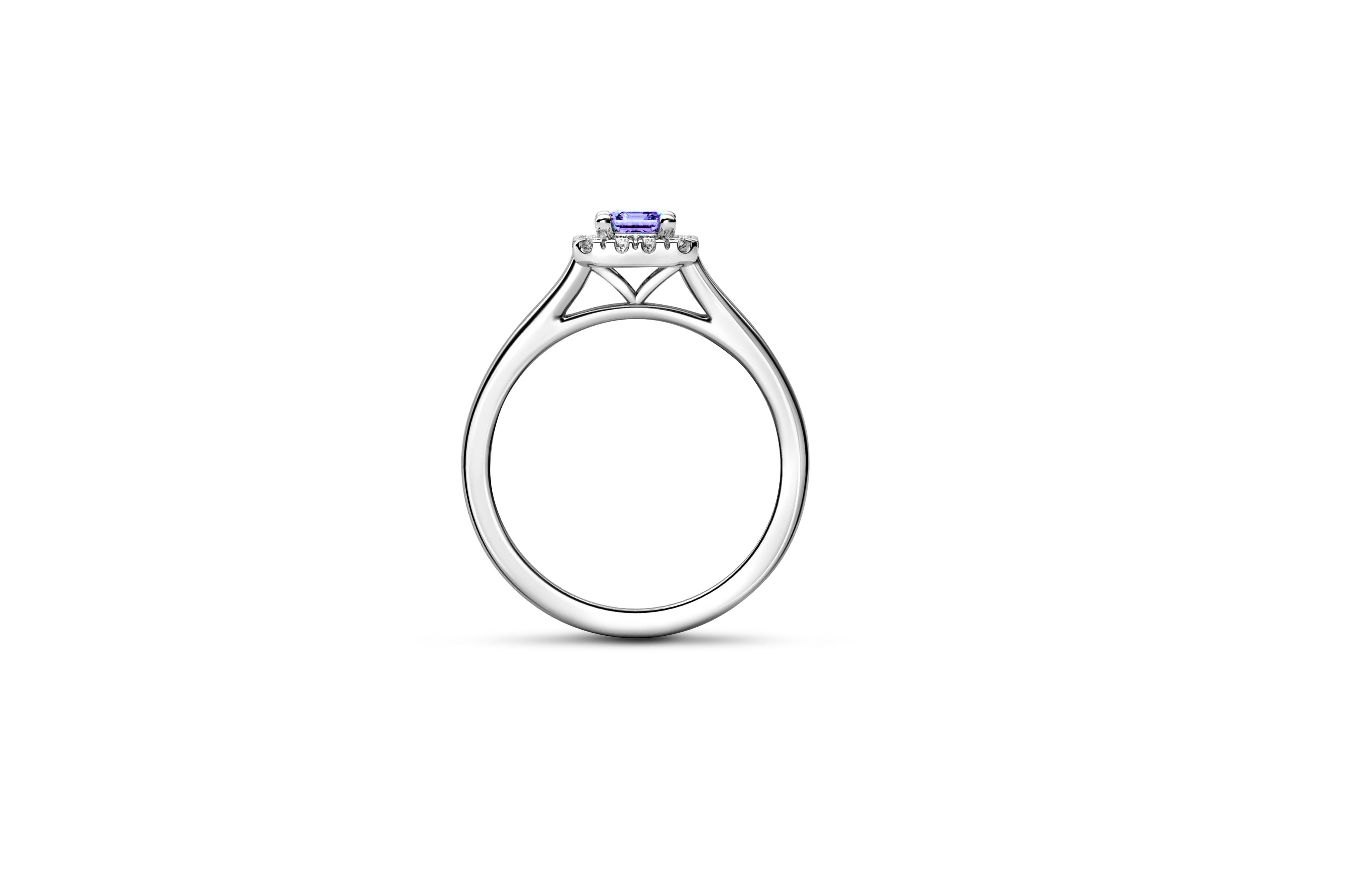 in vendita:  Anello in oro 14k con ametista. 4