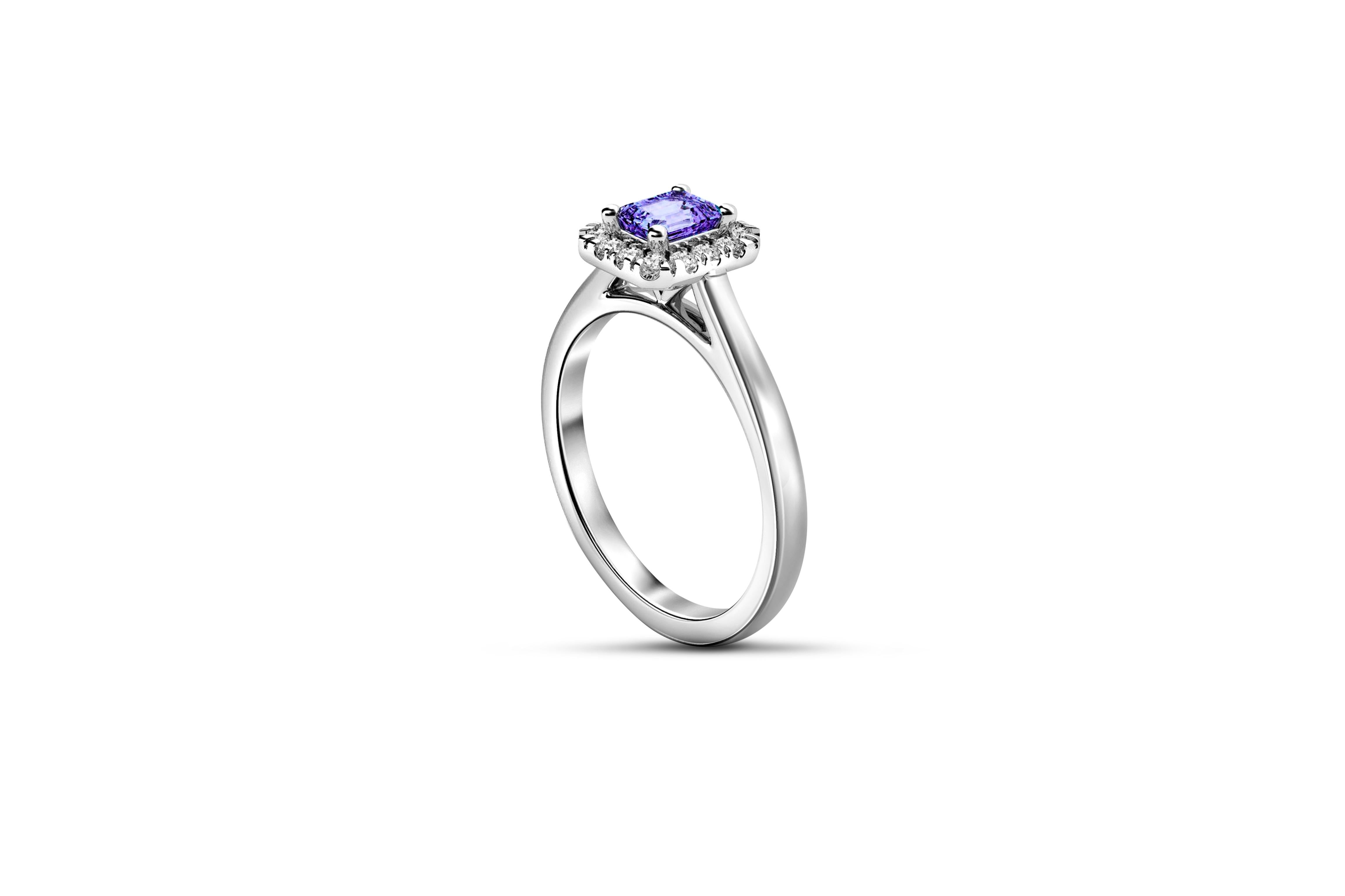 in vendita:  Anello in oro 14k con ametista. 5