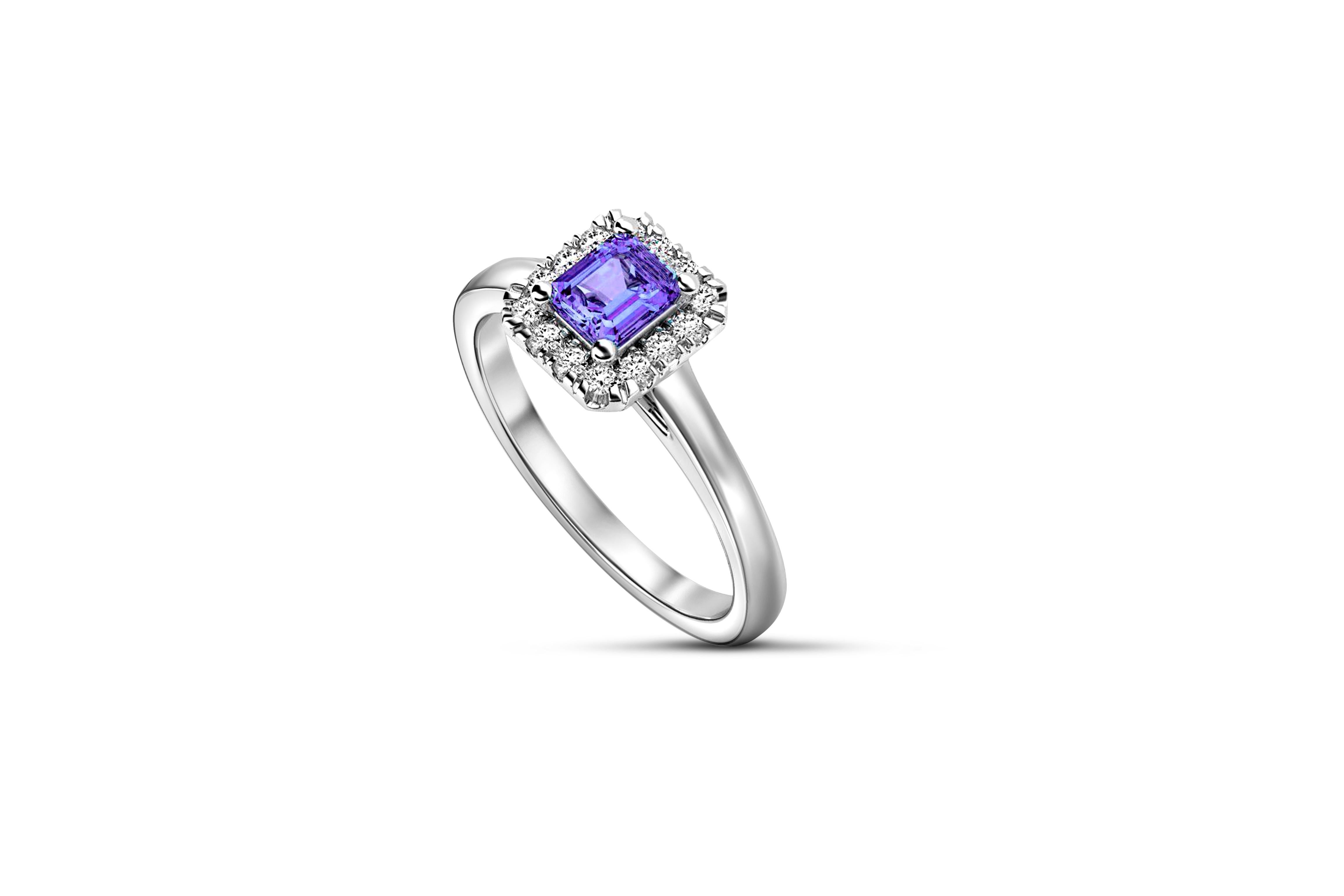 in vendita:  Anello in oro 14k con ametista. 6