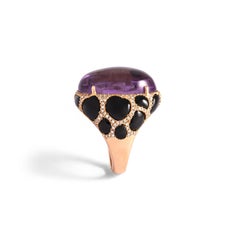 Amethyst 18K Yellow Gold Ring