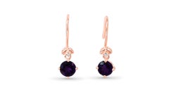 Amethyst Earrings, Gemstones Dangle Earring, Dainty Earring, Minimalist Earring