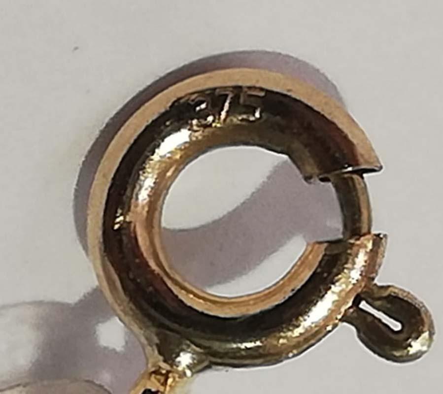 Améthyste,  Agate, Malakite, Cristal de roche, Onyx, Collier en or rose. en vente 2