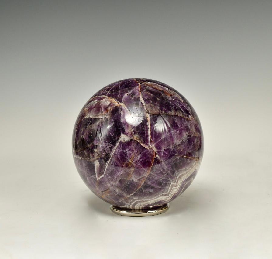 Amethyst Agate Sculpture For Sale 4