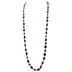 Amethyst and Citrine Long Chain