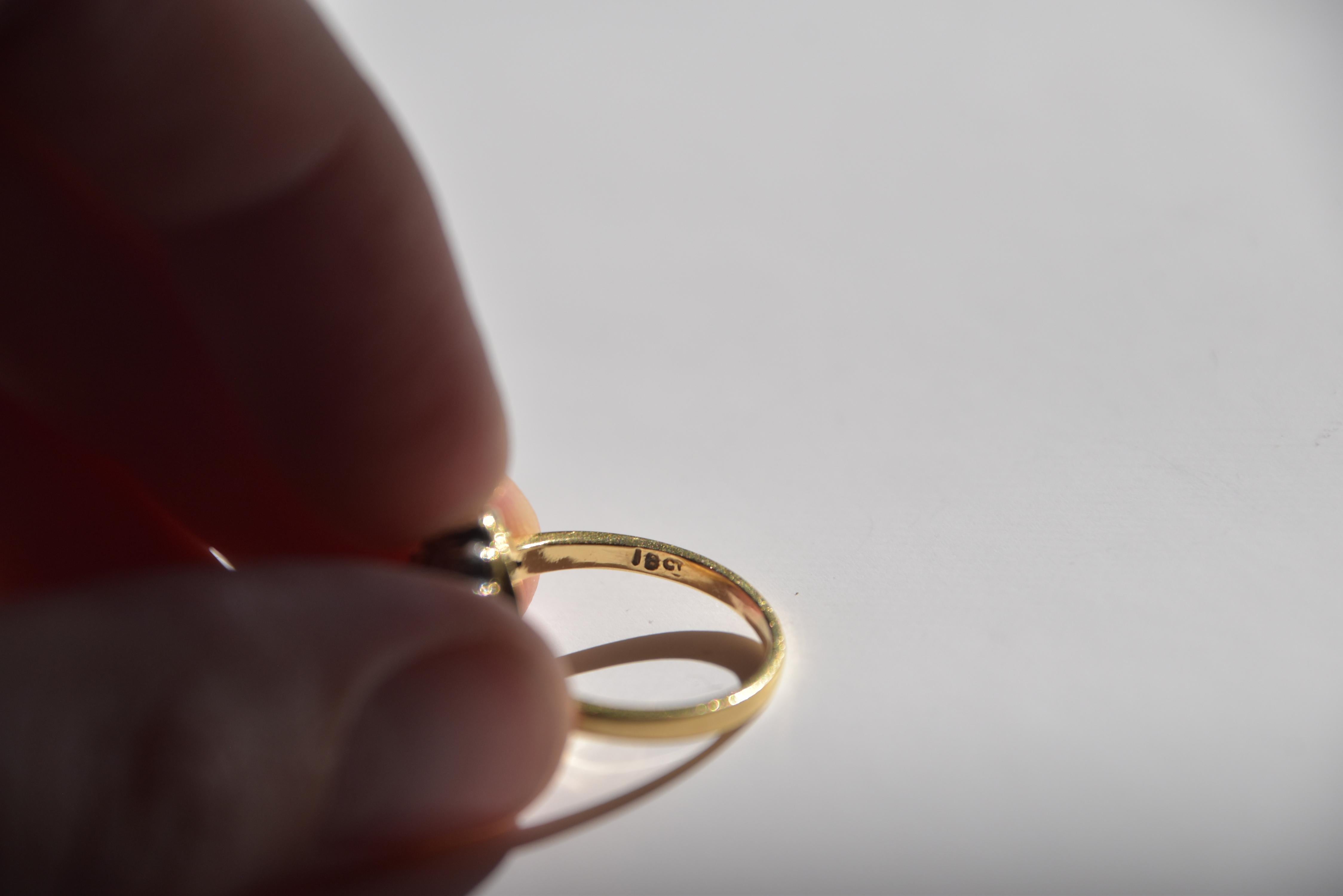Anello con ametista e diamanti a grappolo, inizio XIX secolo in vendita 3