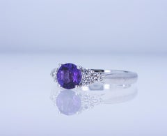 Amethyst- und Diamant-Cocktailring