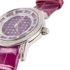 Amethyst and Diamond Watch