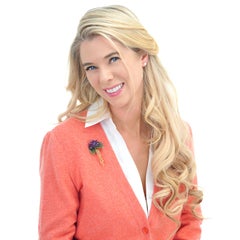 Amethyst and Jade "Forget Me Not" Brooch