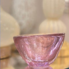 Amethyst and Pink Murano Glass Bowl with Avventurina, Made to Order