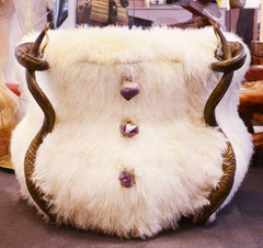 Amethyst and Pure Lamb Chest of Drawers