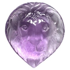 Amethyst Animal Carved Shape For Jewelry Making Top Quality Natural Gemstone