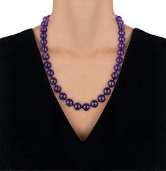 Amethyst Perlenkette, 400.00 Karat