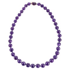 Amethyst Perlenkette, 400.00 Karat