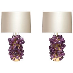 Amethyst Bubble Lamps by Phoenix