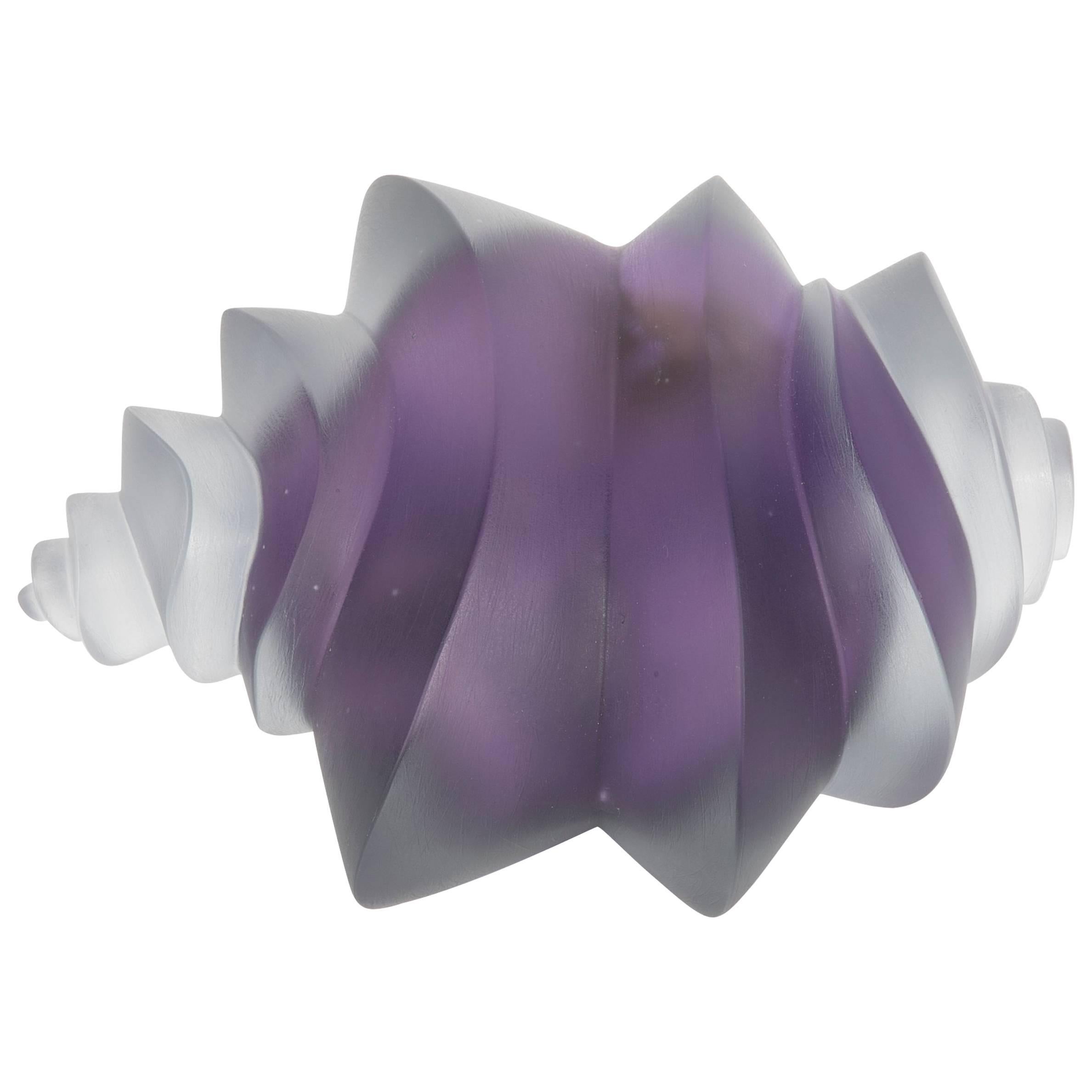 "Amethyst Burleigh" Glass Sculpture by Brad Copping For Sale