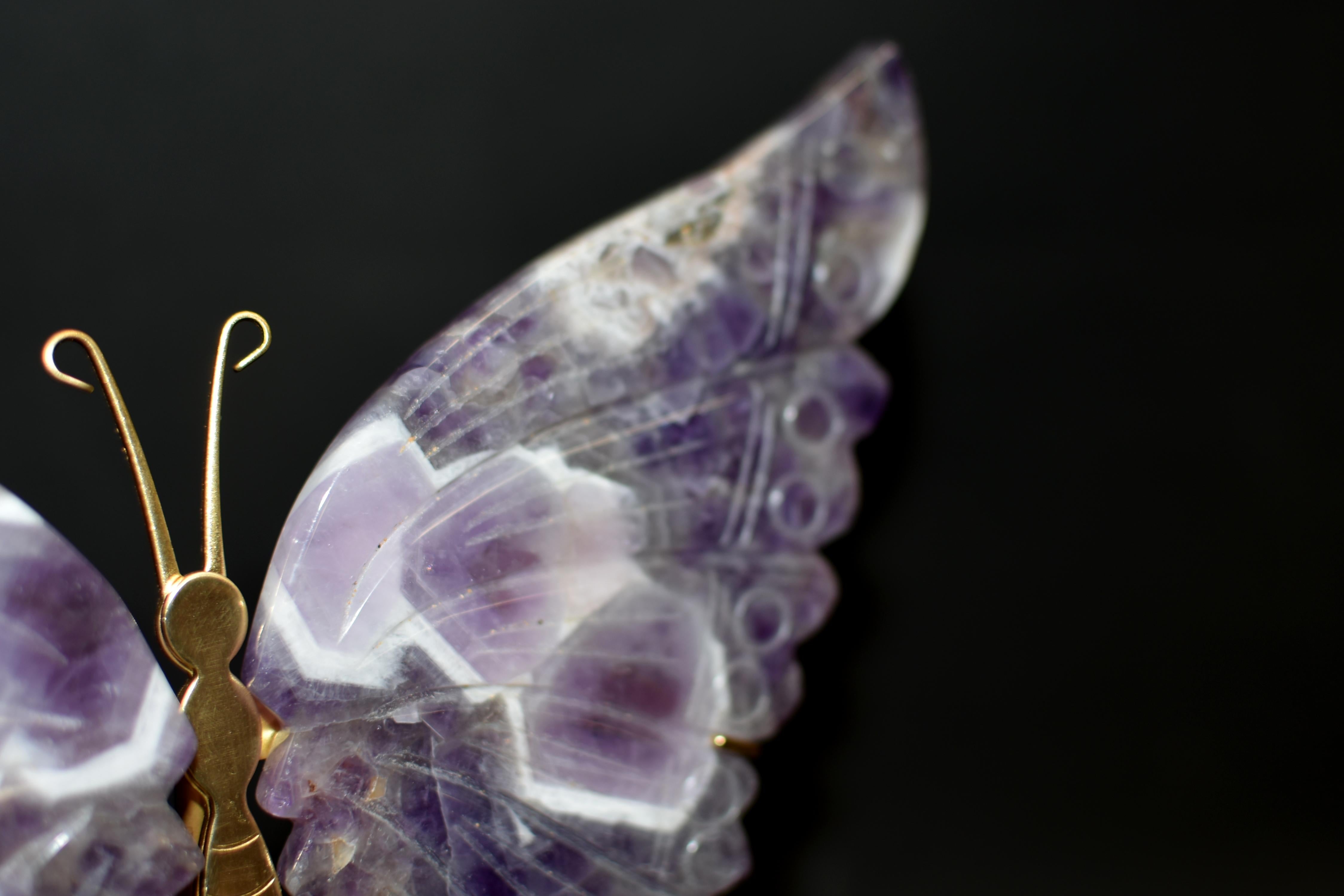 Contemporary Amethyst Butterfly For Sale