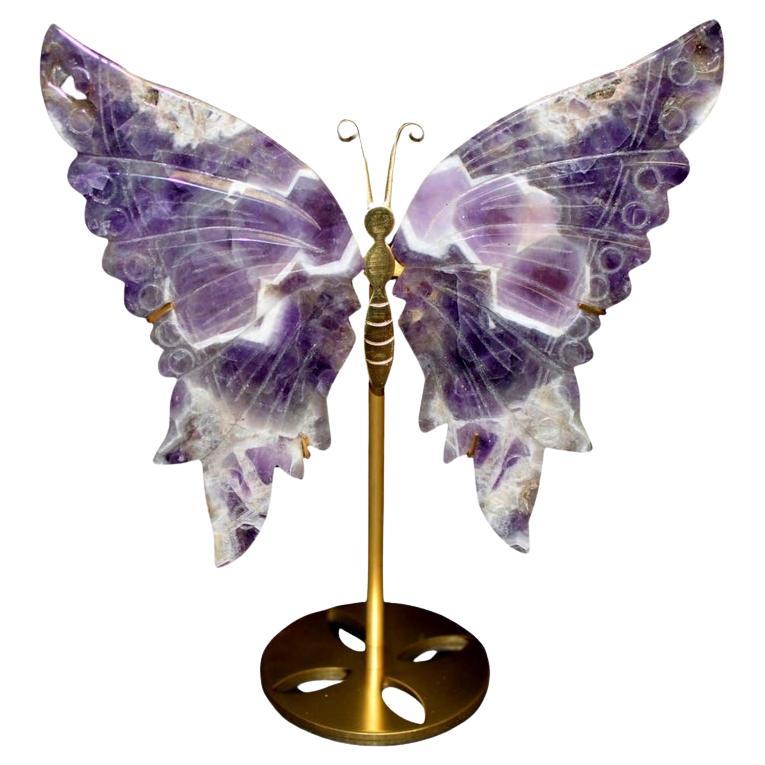 Amethyst Schmetterling im Angebot