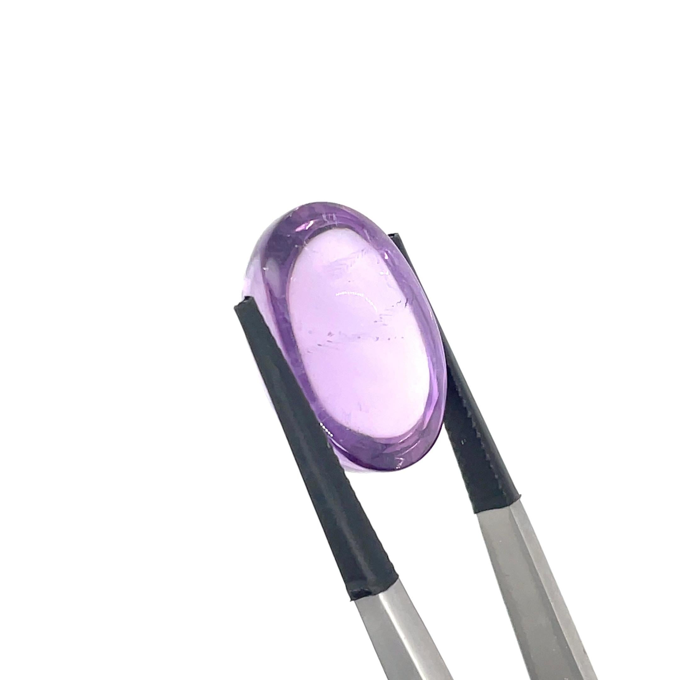Cabochon di ametista Cts 173,18 e cabochon ovale di citrino Cts 167,82 in vendita 6