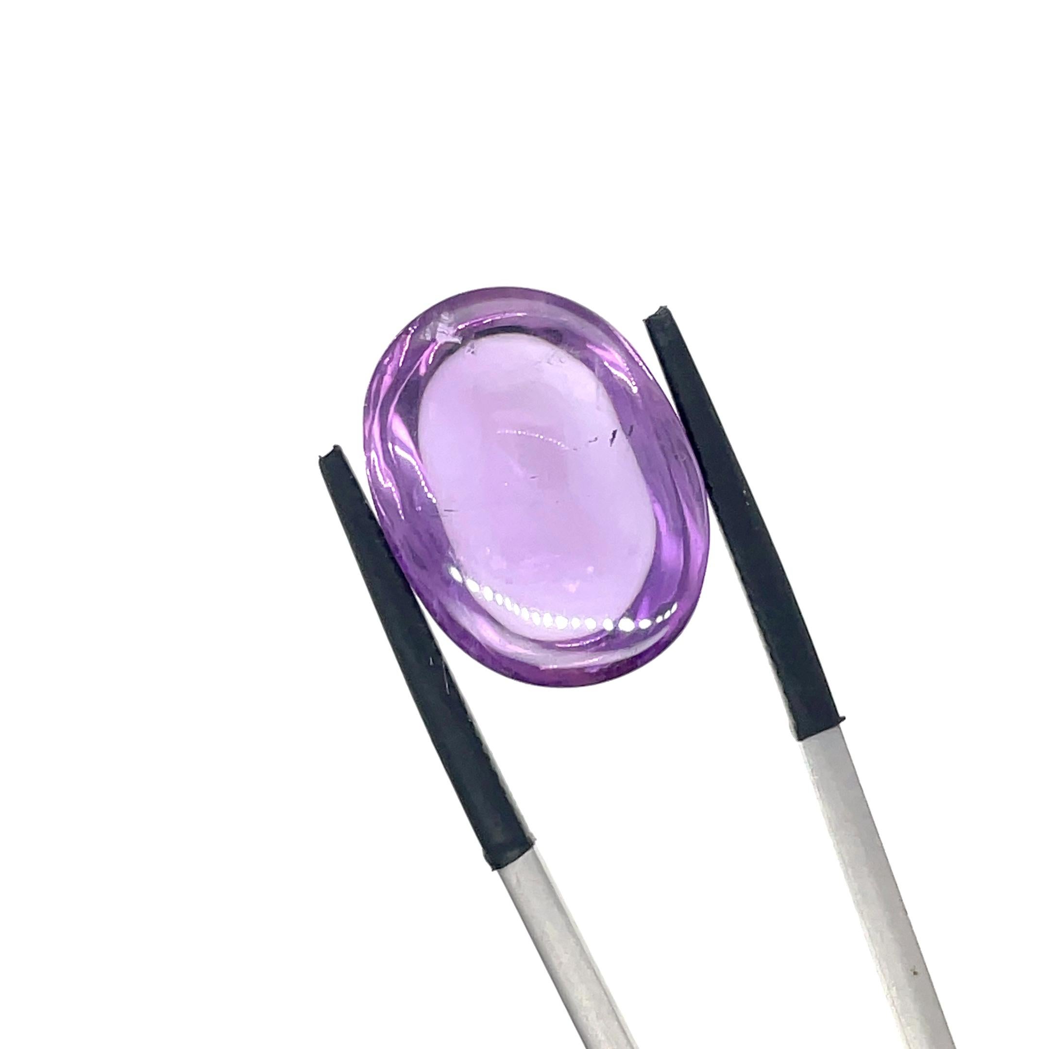 Cabochon di ametista Cts 173,18 e cabochon ovale di citrino Cts 167,82 in vendita 8