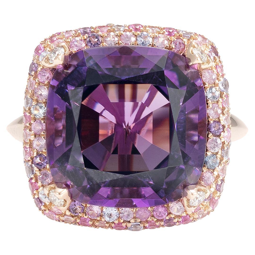 Verdura Turquoise Amethyst Gold Candy Ring at 1stDibs verdura candy
